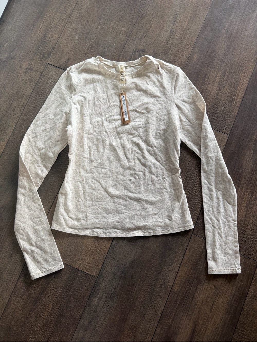 SKIMS  cotton jersey long sleeve L nwt